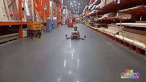 Clown gets dick inhaled in The Home Depot