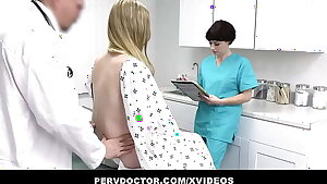 Perv Doctor And Nurse Take Advantage Of Teenage Cutie Harlow West